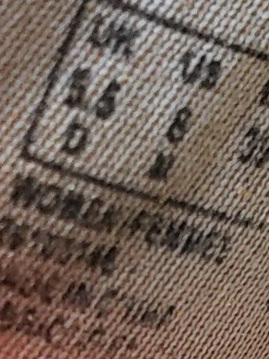 EUC CLARKS Collection Contoured Velcro Closure Thong Sandals blue canvas (8) - Picture 3 of 8